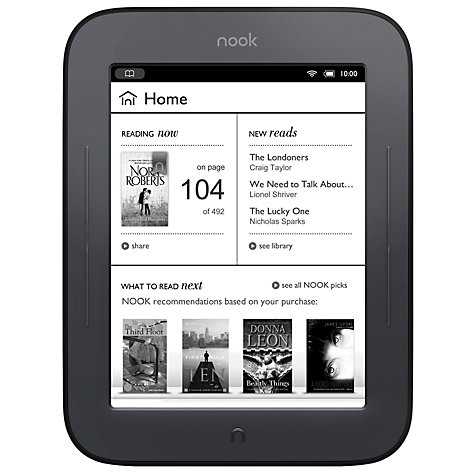 nook touch ereader