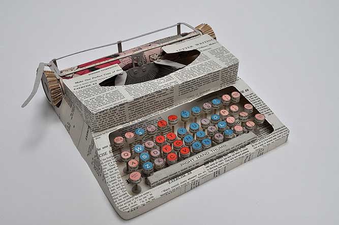 Mechanical Paper Art by the talented Jennifer Collier