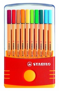 Stabilo fine-liner pens